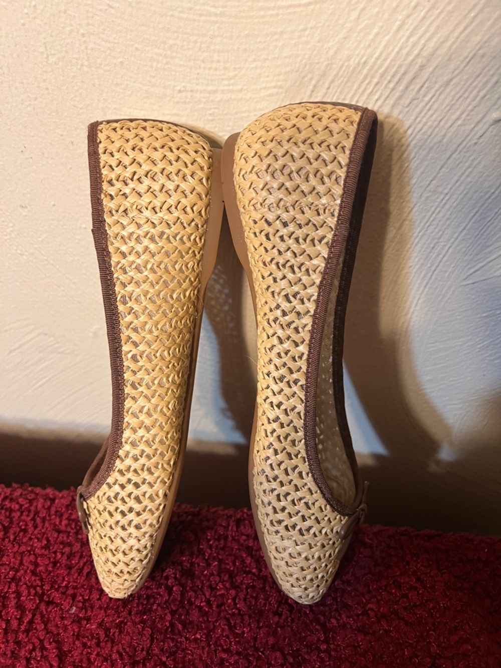 ABIGAIL FLAT Raffia Coach Ballet Flats Size 6.5 - Picture 12 of 14